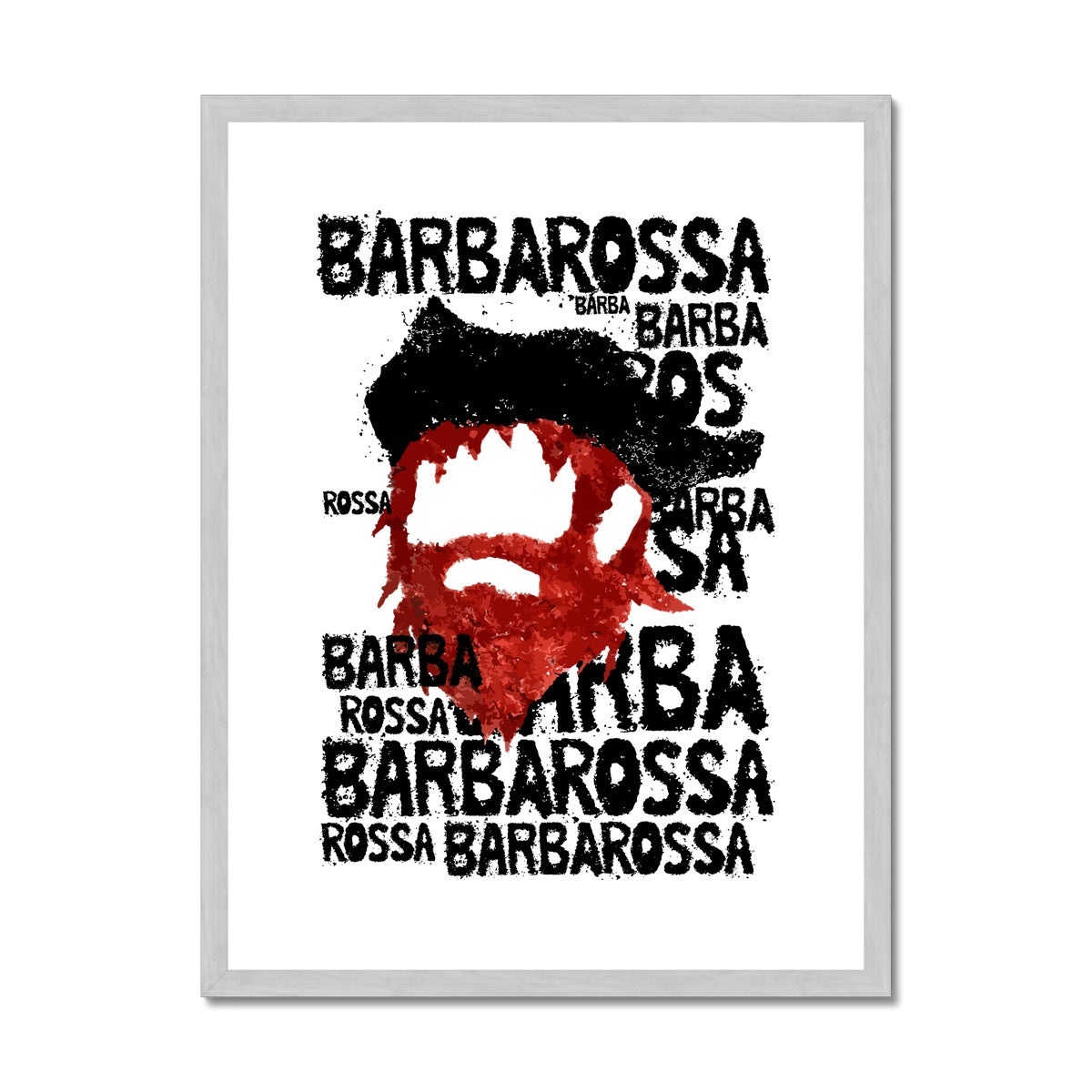 AQUA HMP2 - 01 - Barbarossa - Antique Framed Print