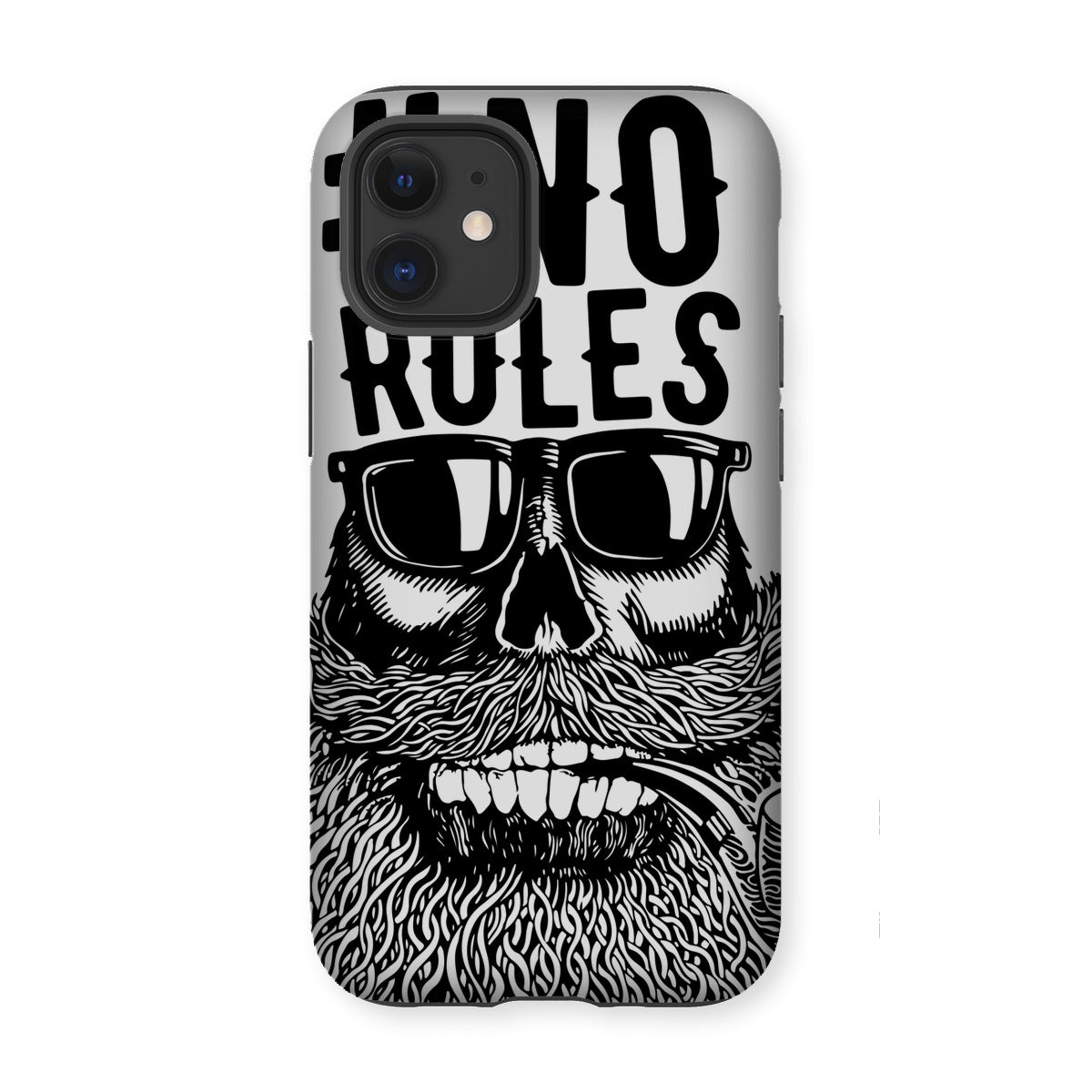 AQUA B&W - 04 - No Rules - Tough Phone Case