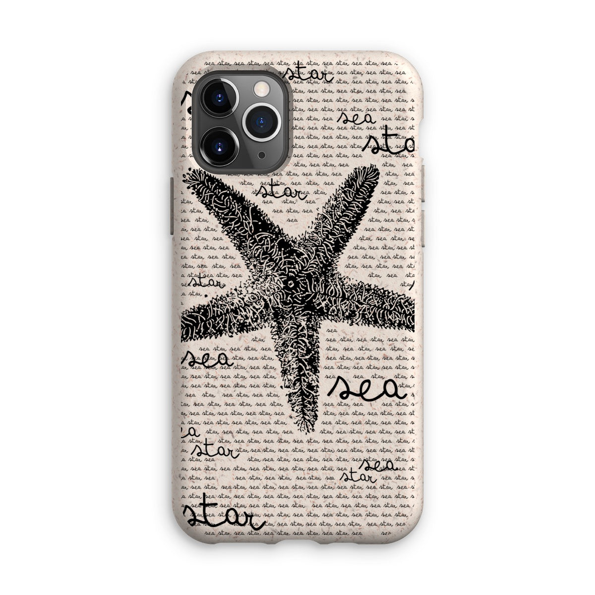AQUA B&W - 08 - Sea Star - Capa Eco para Telefone