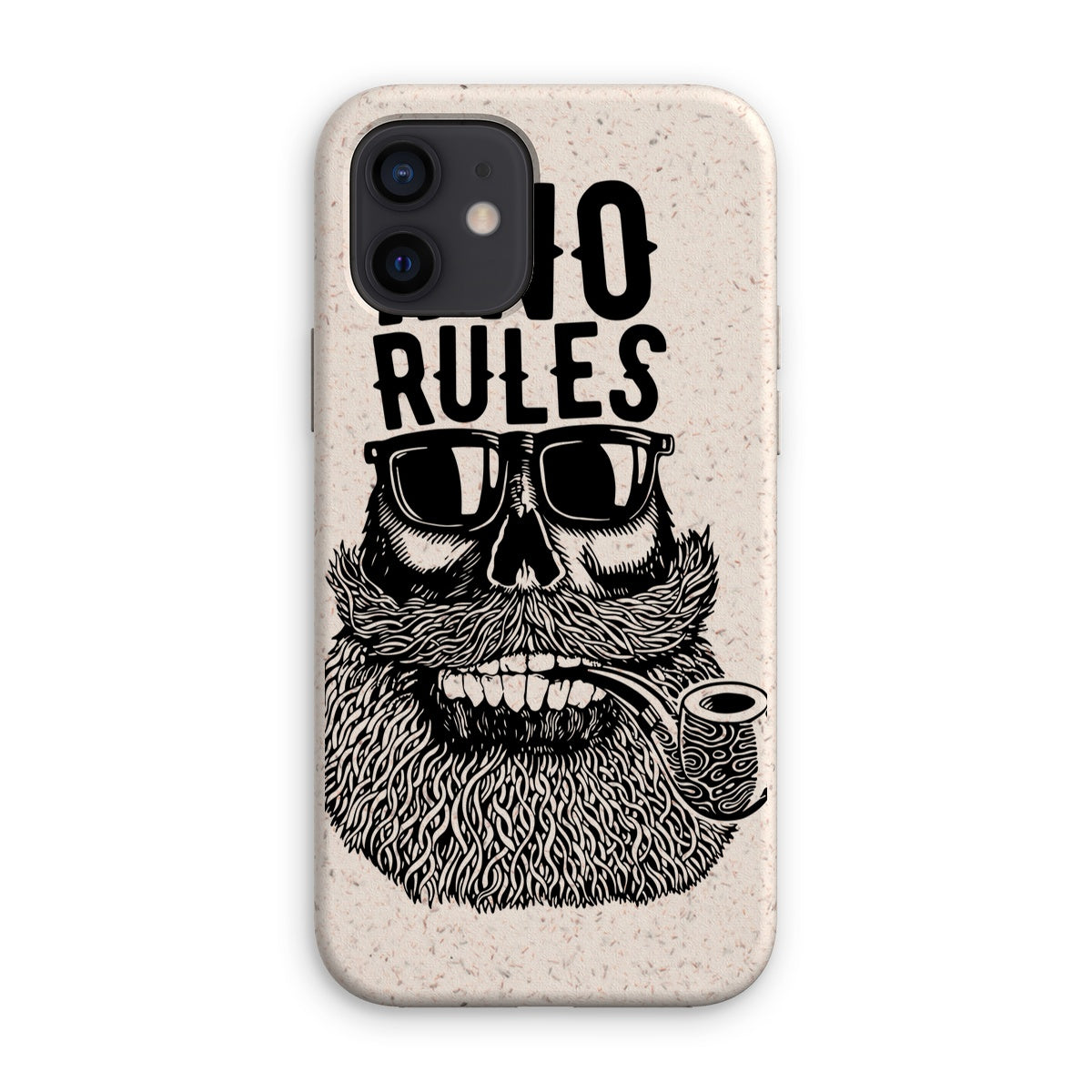 AQUA B&W - 04 - No Rules - Eco Phone Case