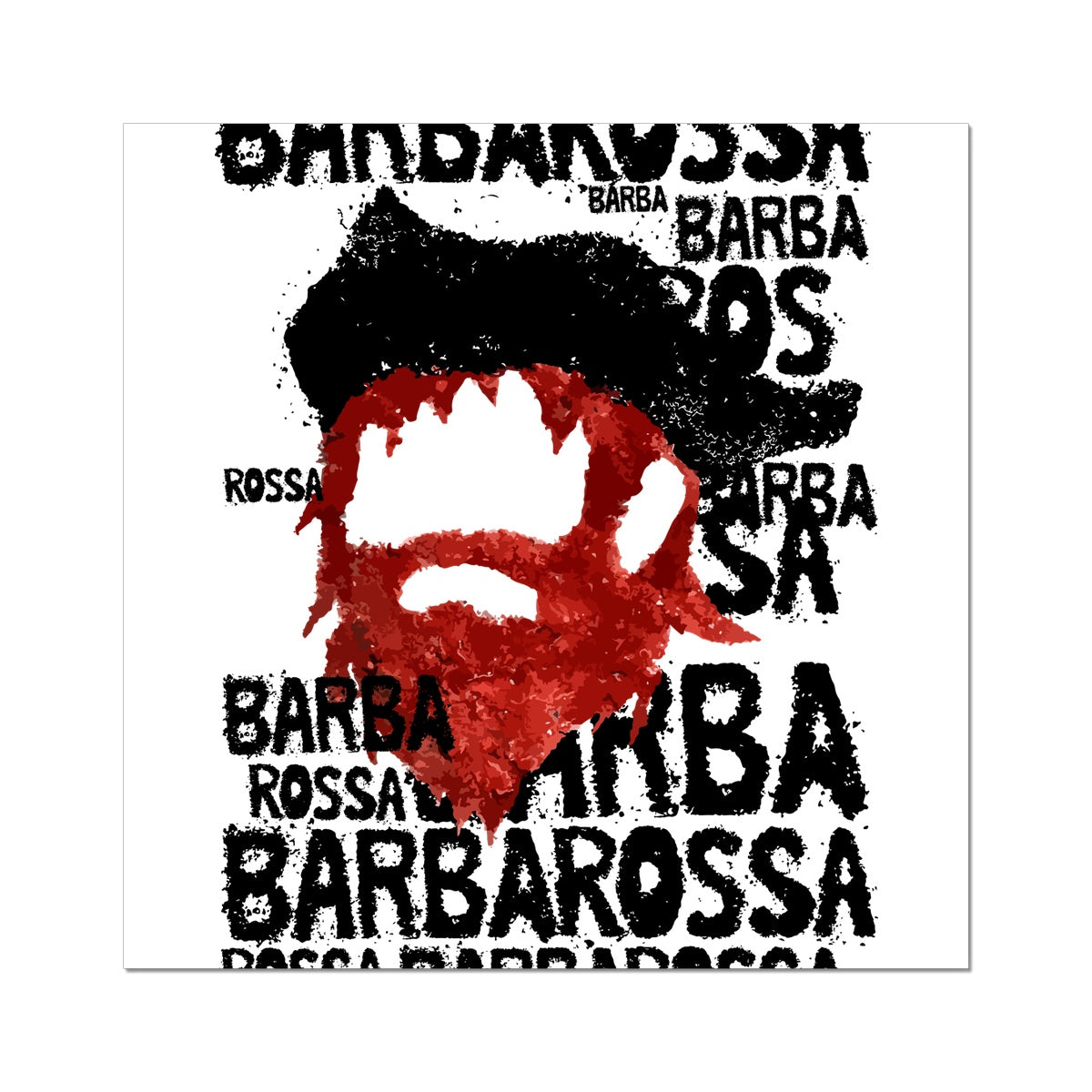 AQUA HMP2 - 01 - Barbarossa - Pôster de arte de parede