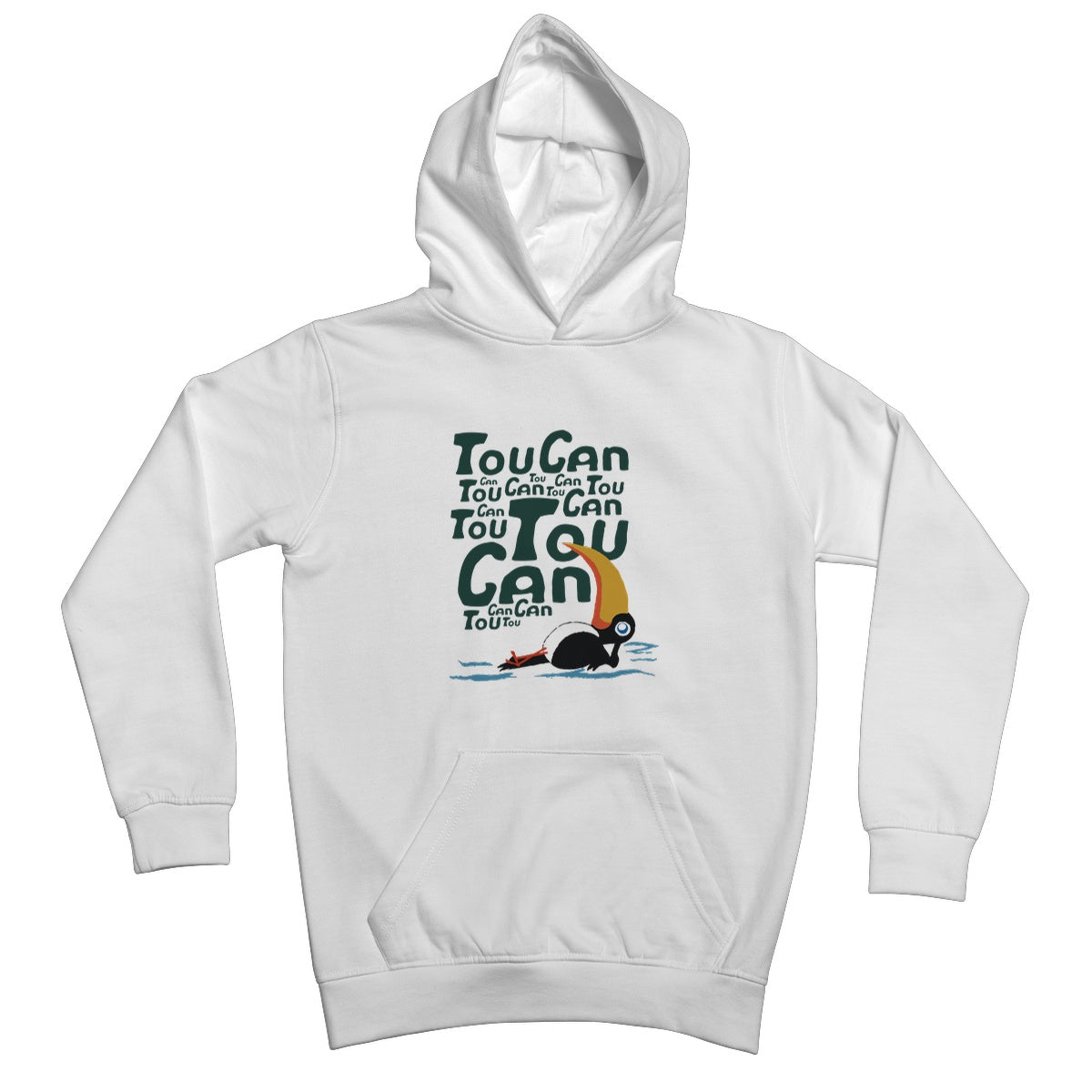 AQUA HMP2 - 09 - Toucan - Kids Hoodie