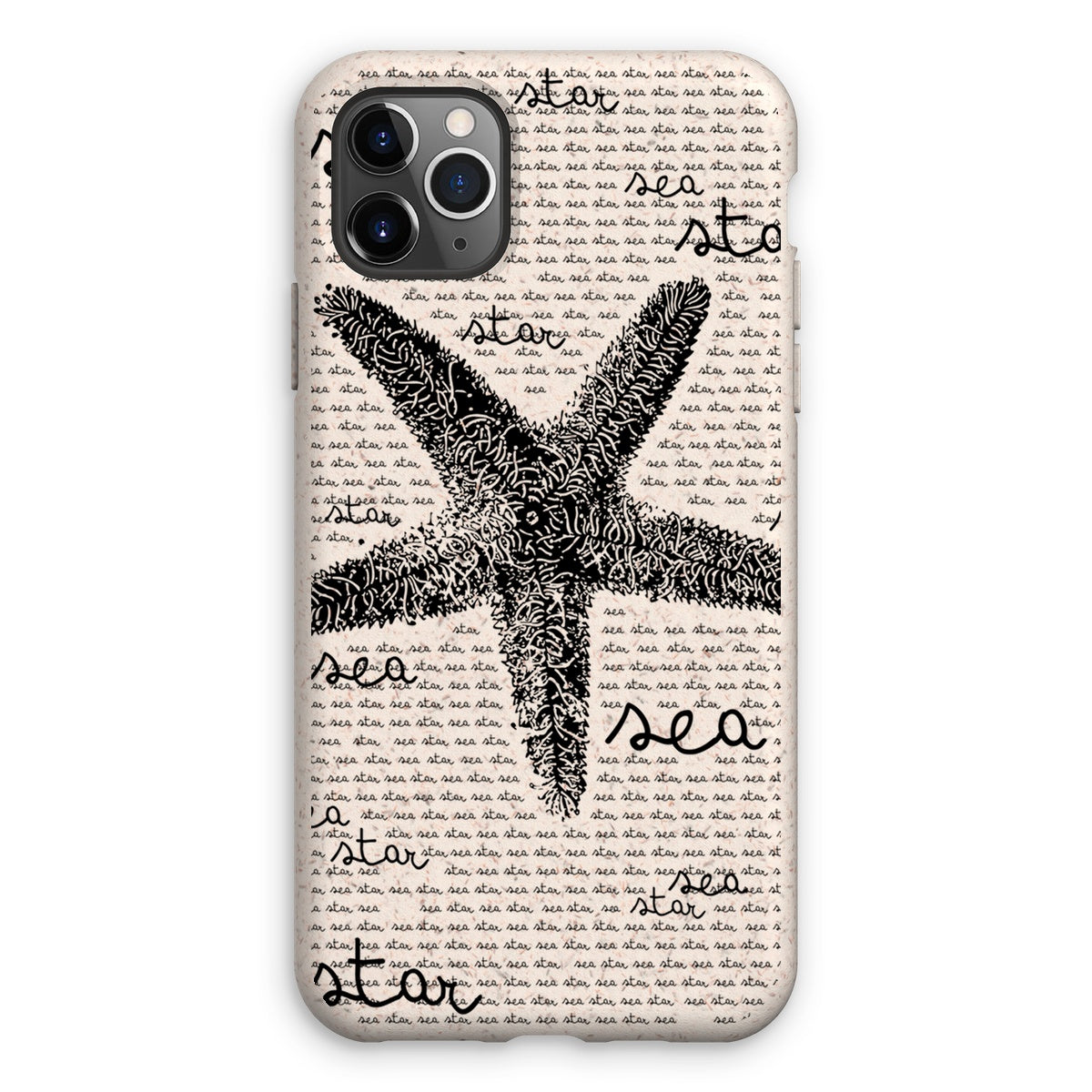 AQUA B&W - 08 - Sea Star - Capa Eco para Telefone