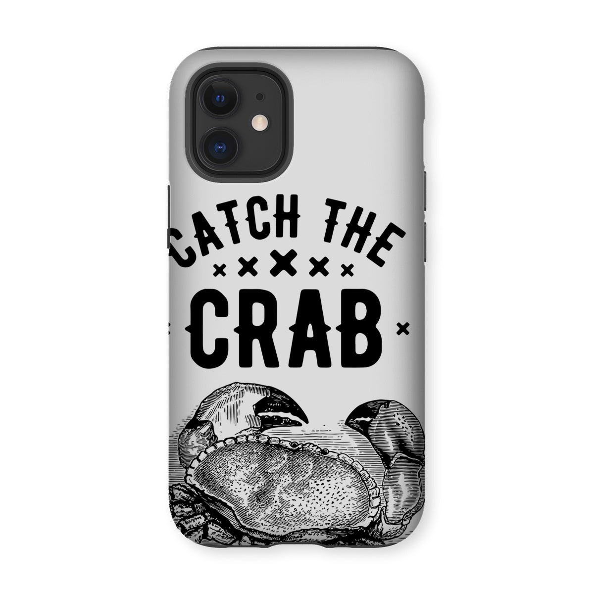 AQUA B&W - 07 - Catch the crab - Tough Phone Case
