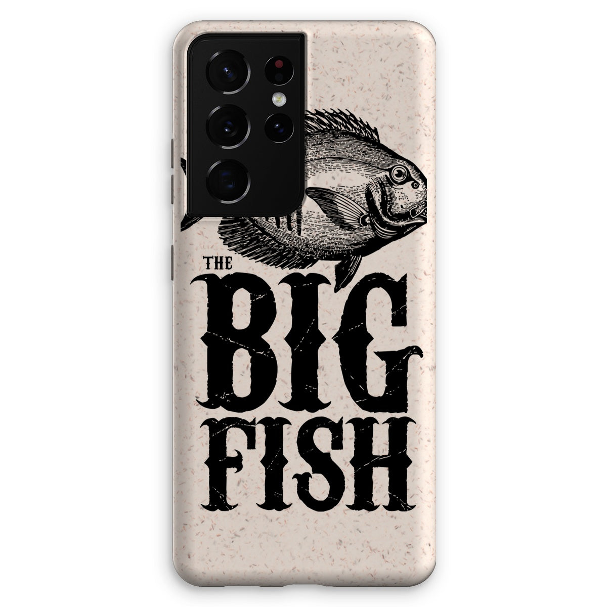 AQUA B&W - 01 -Peixe Grande - Capa Eco para Telefone