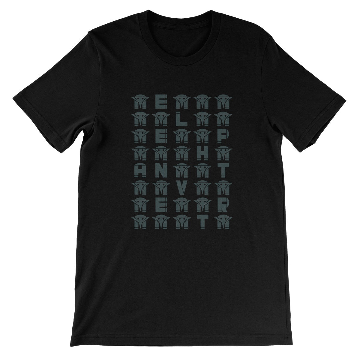 AQUA HMP2 - 04 - Elephant Vert - Unisex Fine Jersey T-Shirt