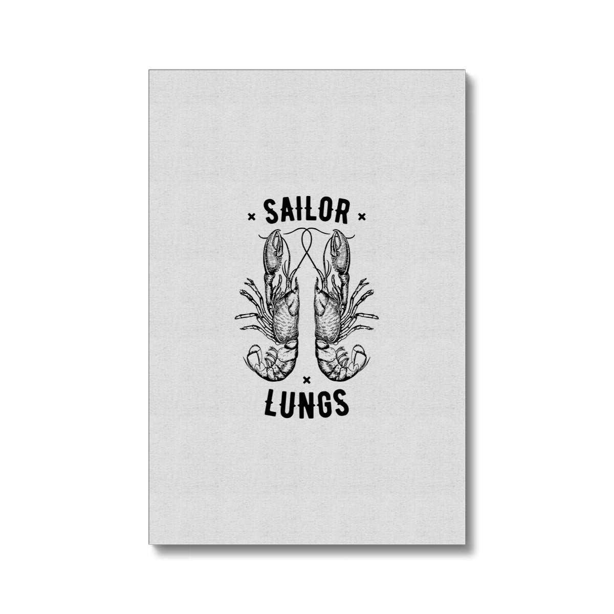 AQUA B&W - 06 - Sailing Lungs - Eco Canvas