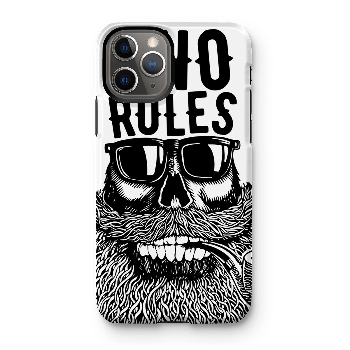 AQUA B&W - 04 - No Rules - Tough Phone Case