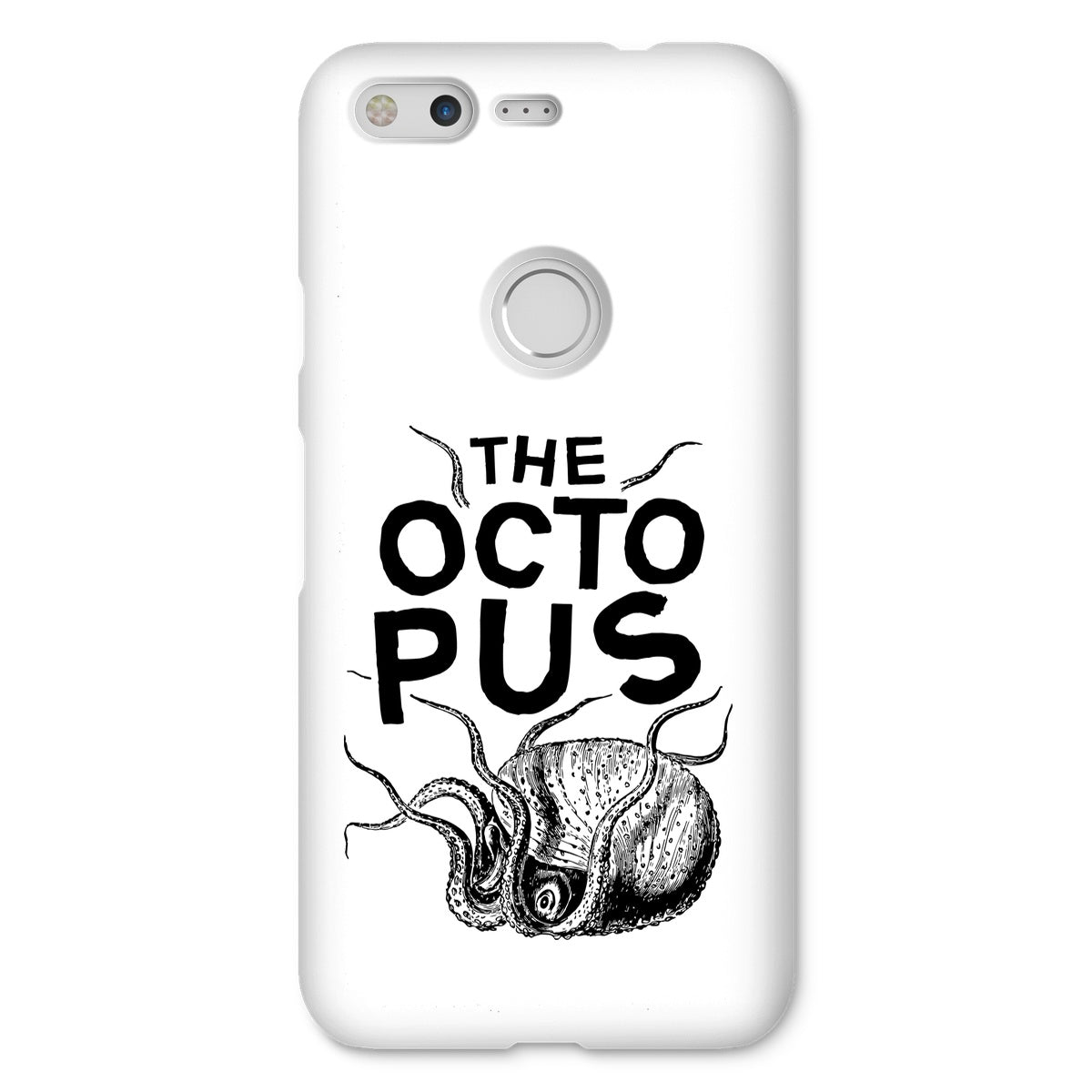 AQUA B&W - 03 - Octopus - Snap Phone Case