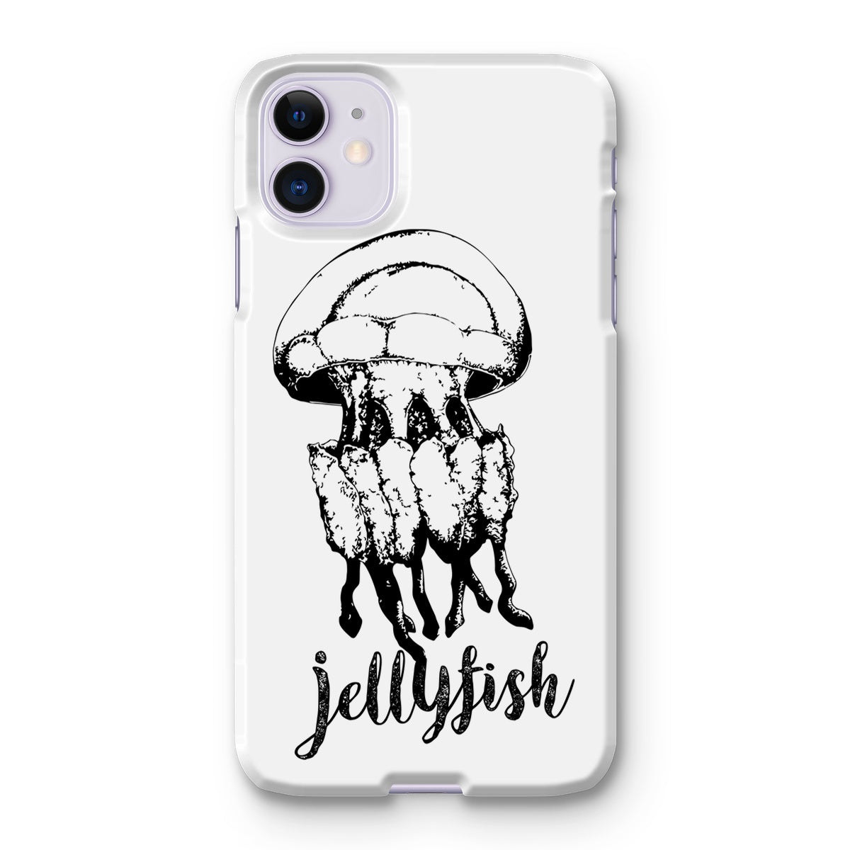 AQUA B&W – 02 – Qualle – Snap Phone Case