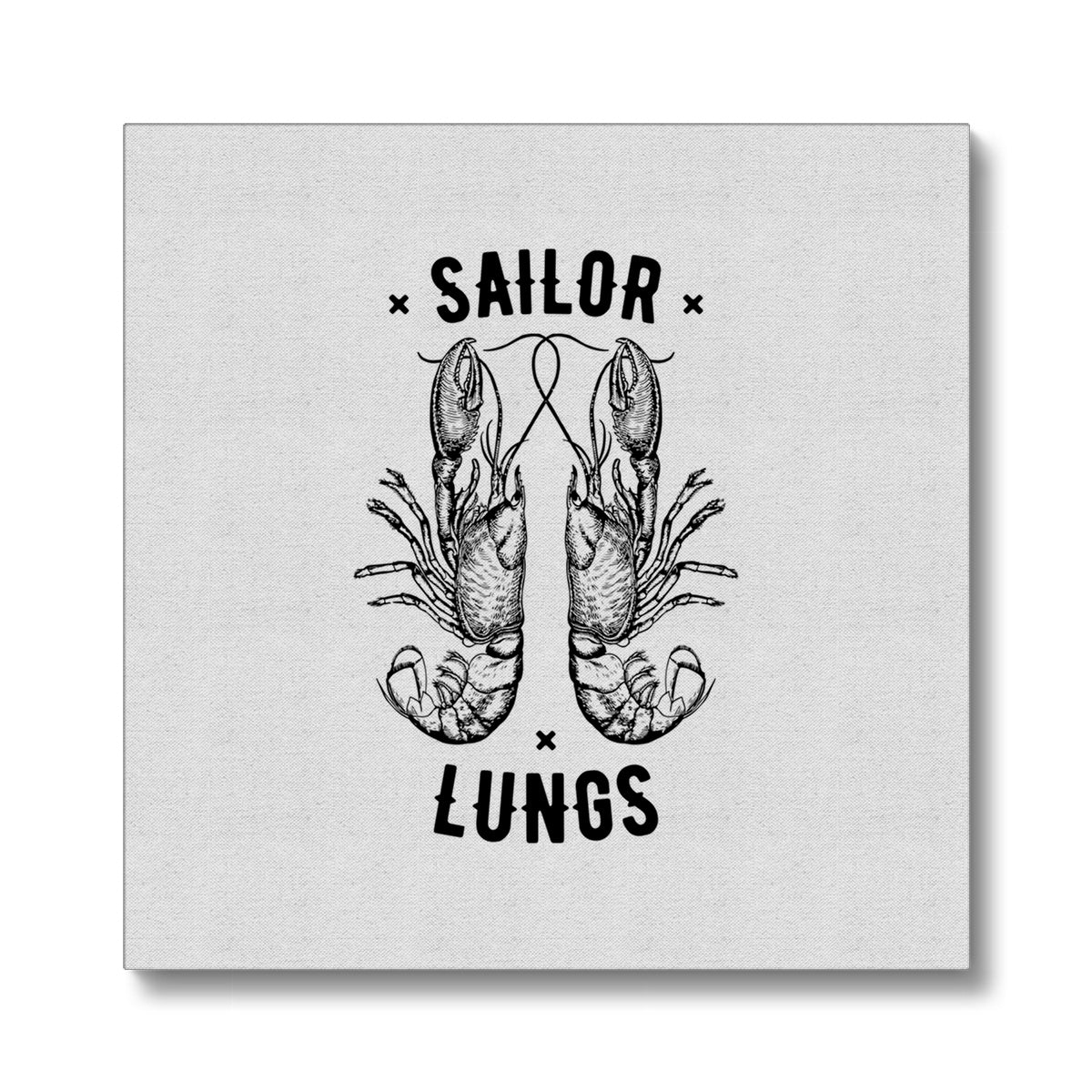 AQUA B&W - 06 - Sailing Lungs - Eco Canvas