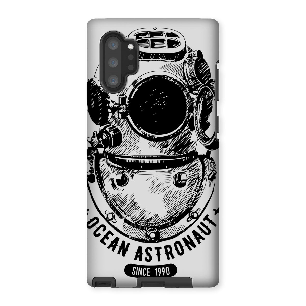 AQUA B&W - 05 - Astronauta do oceano - Capa de telefone resistente