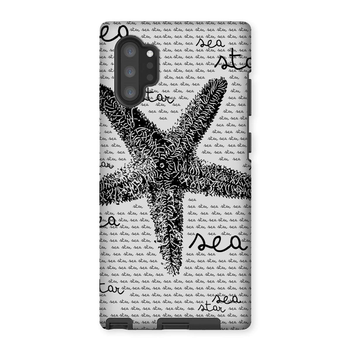 AQUA B&W - 08 - Sea Star - Capa de telefone resistente