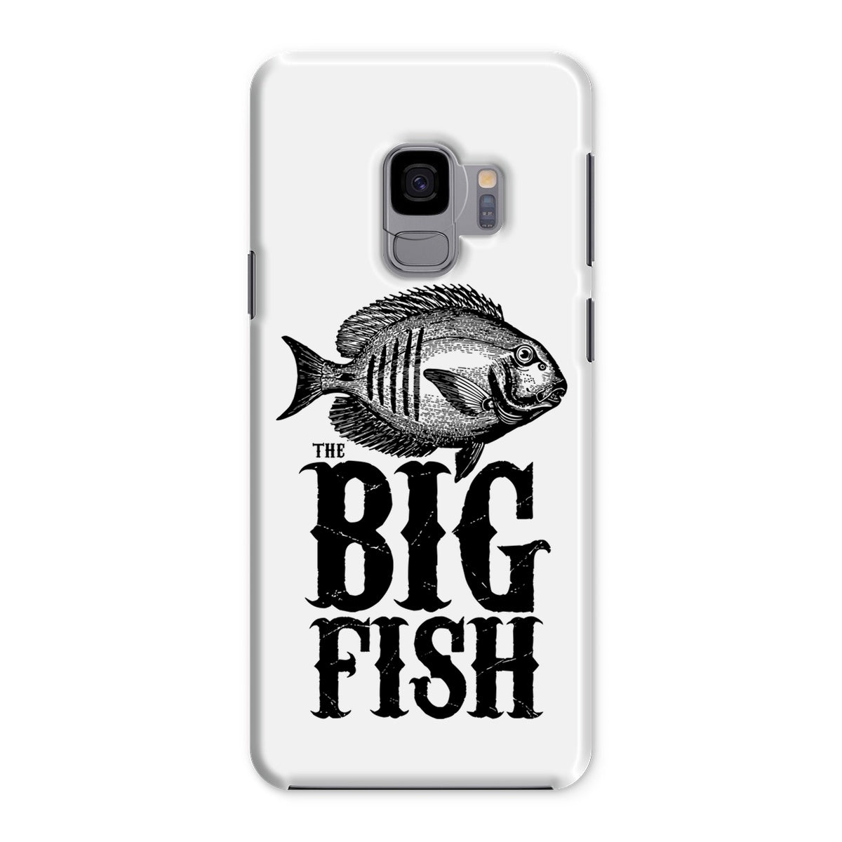 AQUA B&W - 01 -Big Fish - Snap Phone Case