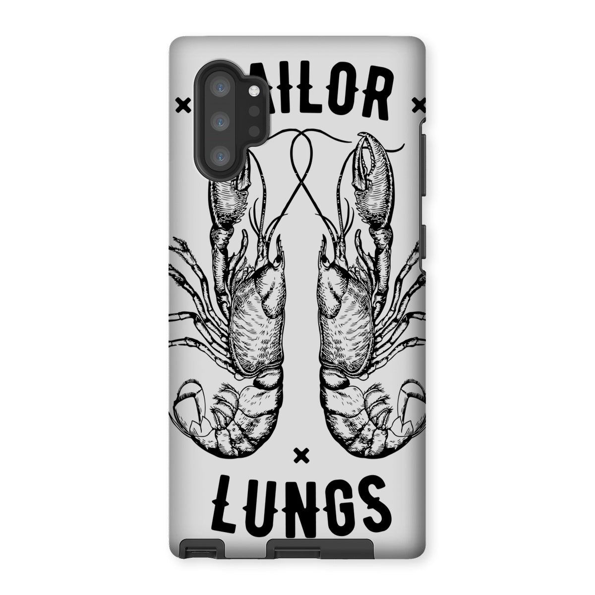 AQUA B&W - 06 - Sailing Lungs - Tough Phone Case