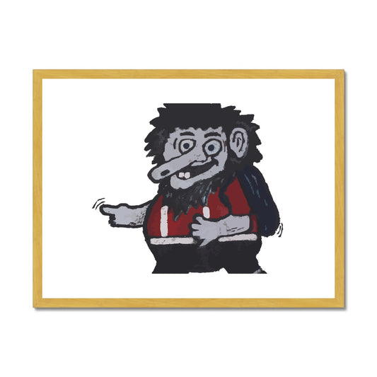 AQUA HMP2 - 10 - Trollwind 1 - Impressão antiga emoldurada e montada