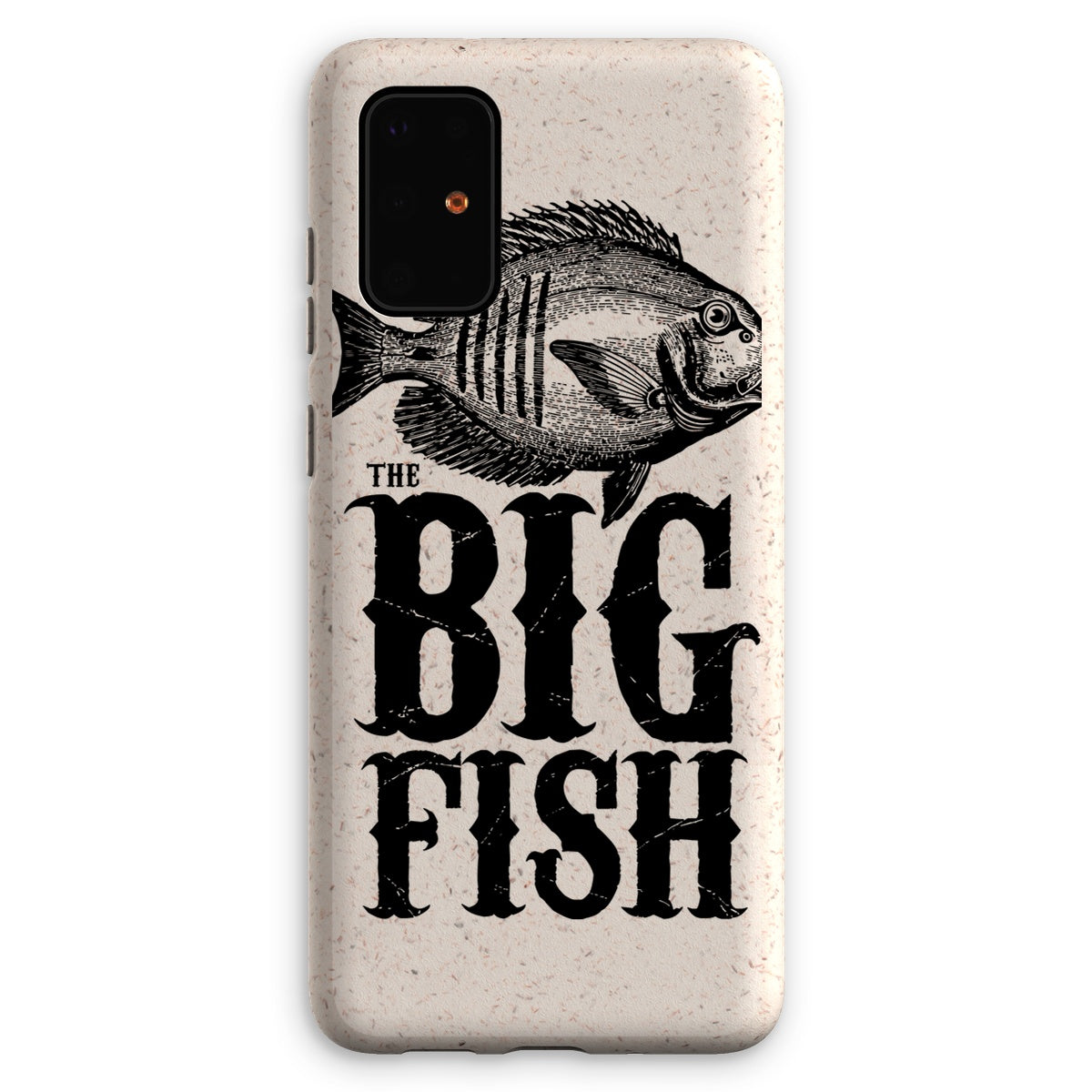 AQUA B&W - 01 -Peixe Grande - Capa Eco para Telefone