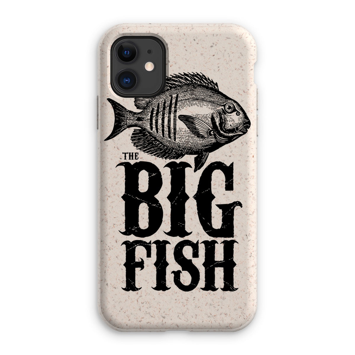 AQUA B&W - 01 -Peixe Grande - Capa Eco para Telefone