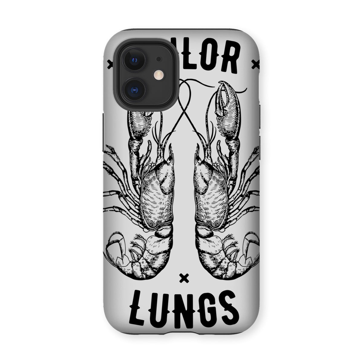 AQUA B&W - 06 - Sailing Lungs - Tough Phone Case