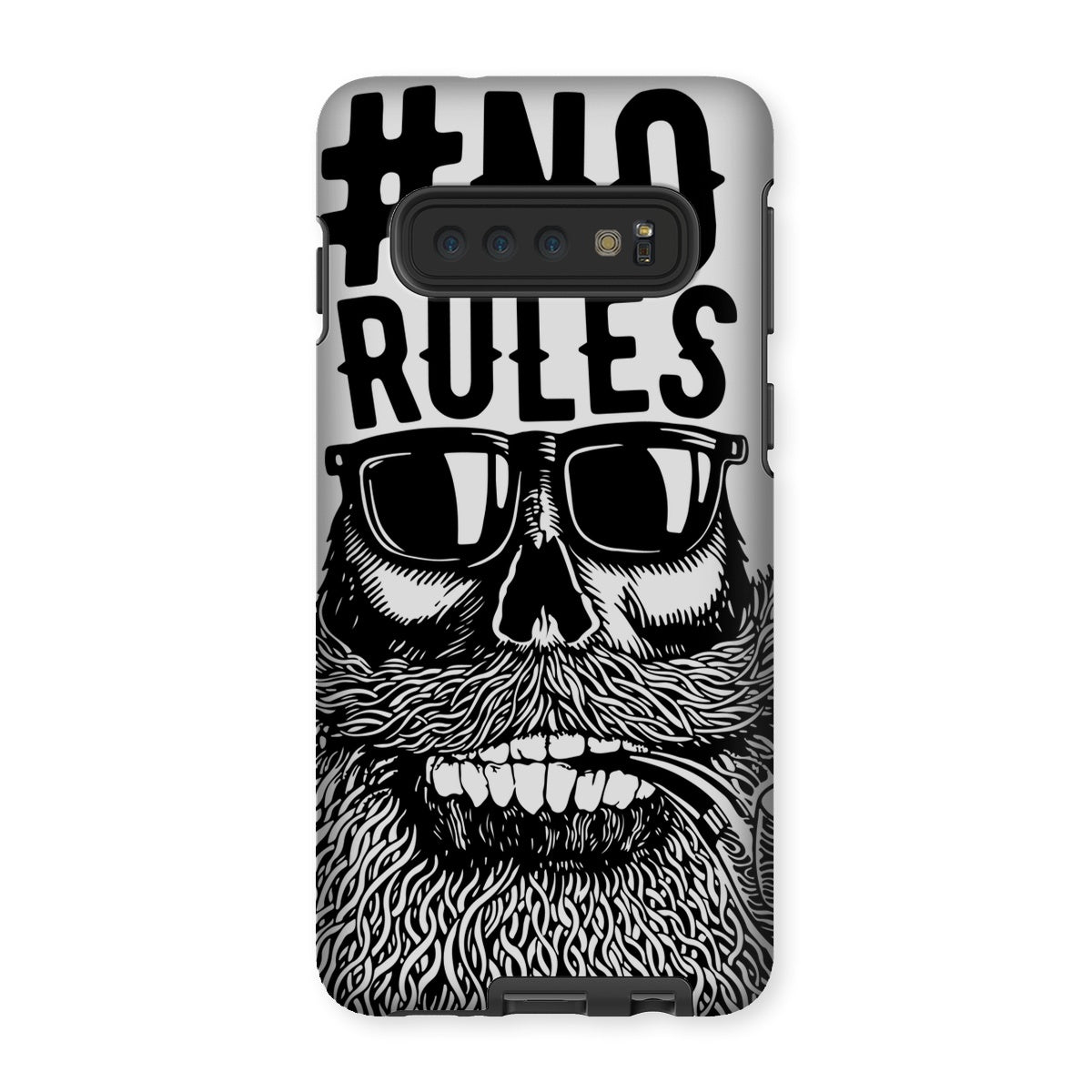 AQUA B&W - 04 - No Rules - Tough Phone Case