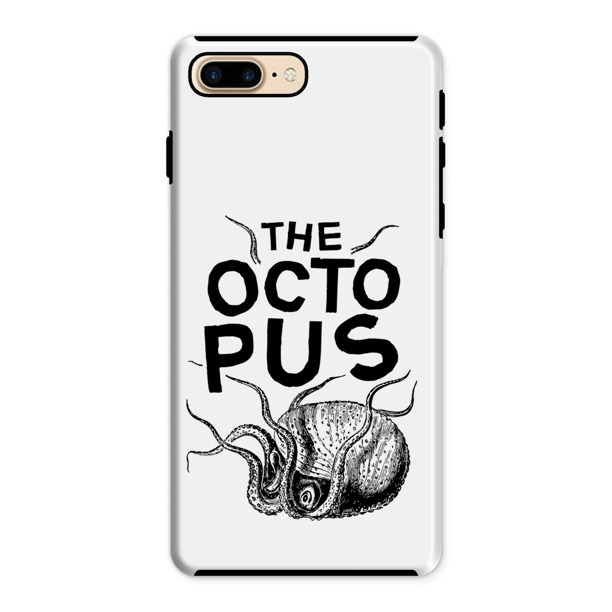 AQUA B&W - 03 - Octopus - Tough Phone Case