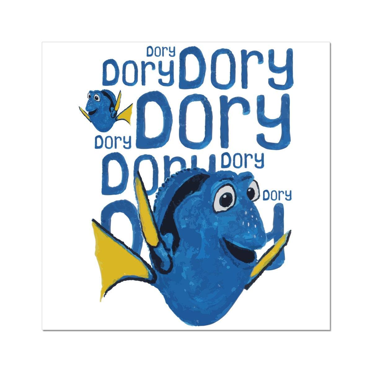 AQUA HMP2 - 03 -Dory - Wall Art Poster