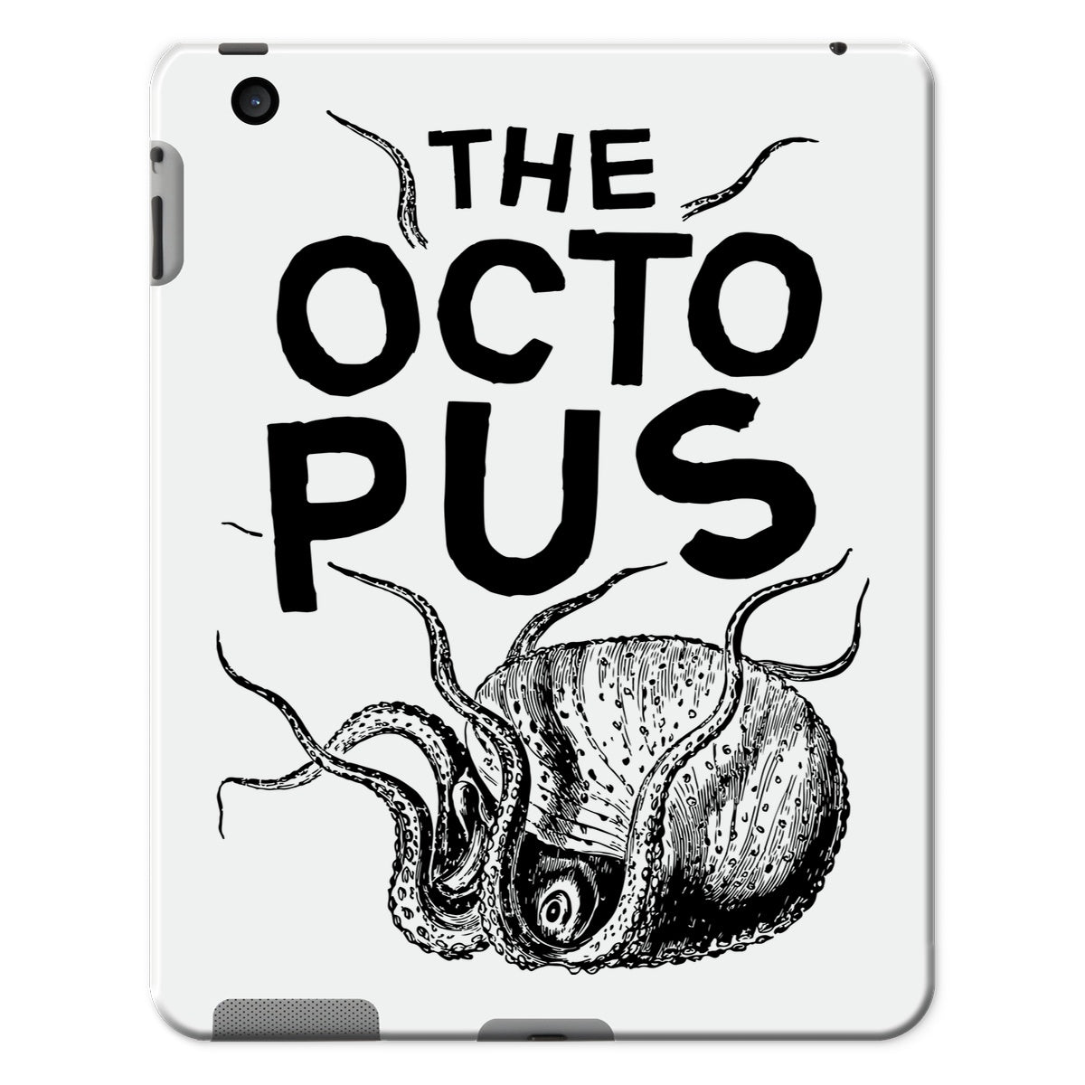 AQUA B&W - 03 - Octopus - Tablet Case