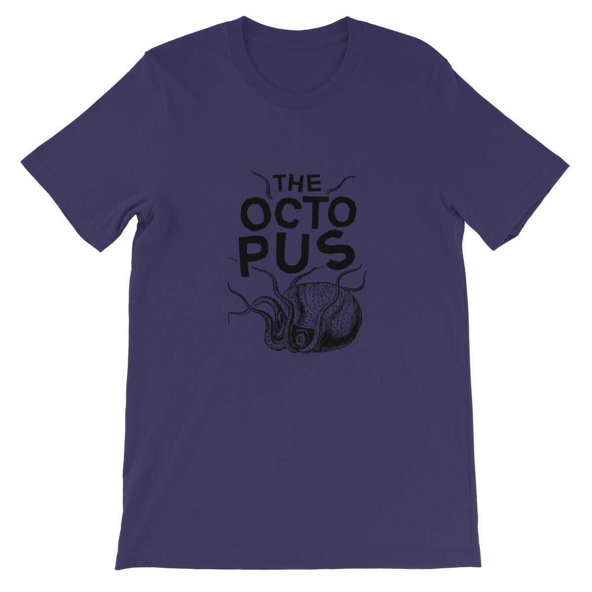 AQUA B&W - 03 - Octopus - Unisex Fine Jersey T-Shirt