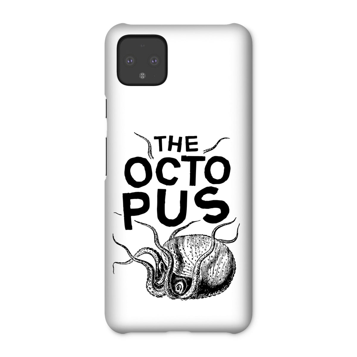 AQUA B&W - 03 - Octopus - Snap Phone Case