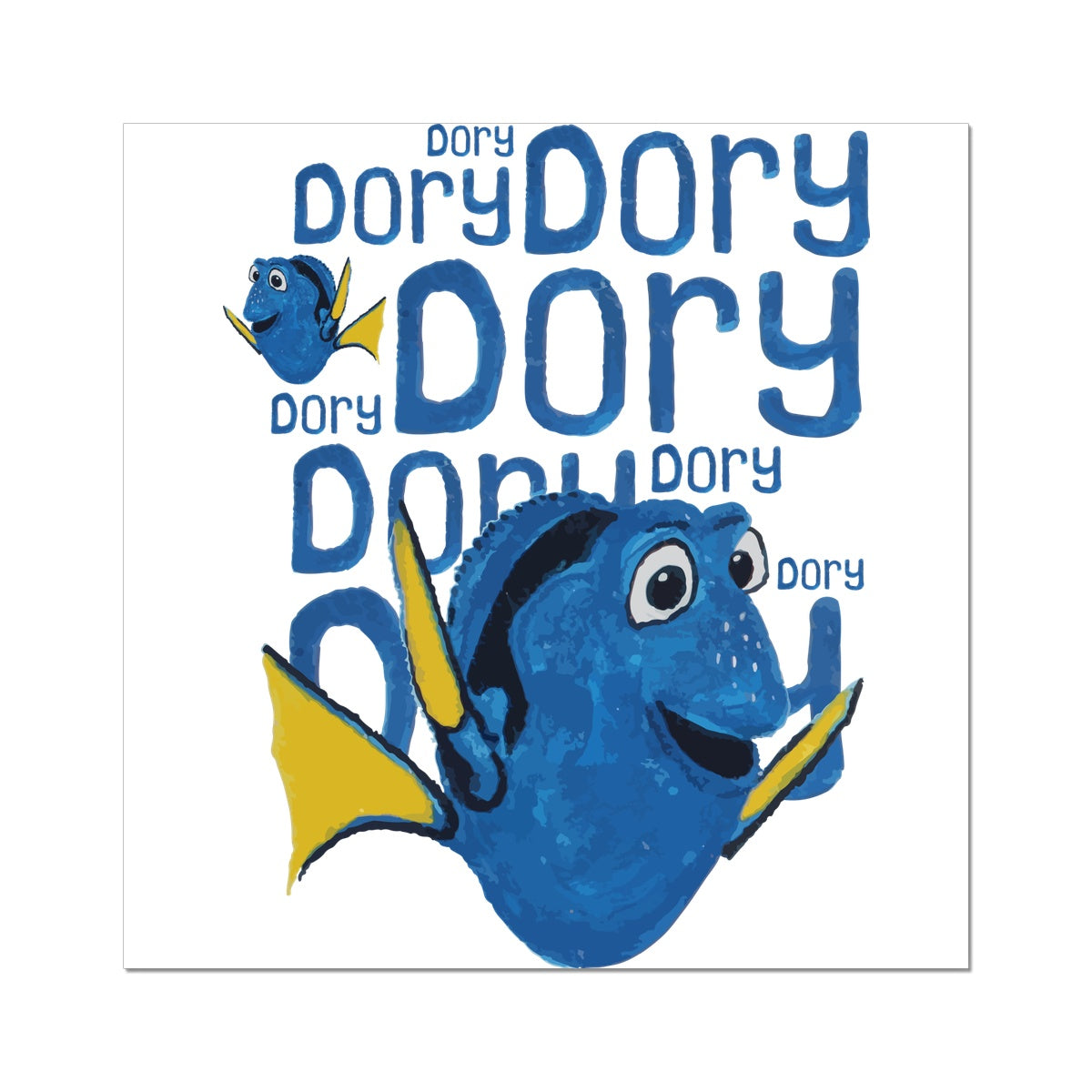 AQUA HMP2 - 03 -Dory - Gerollte Leinwand