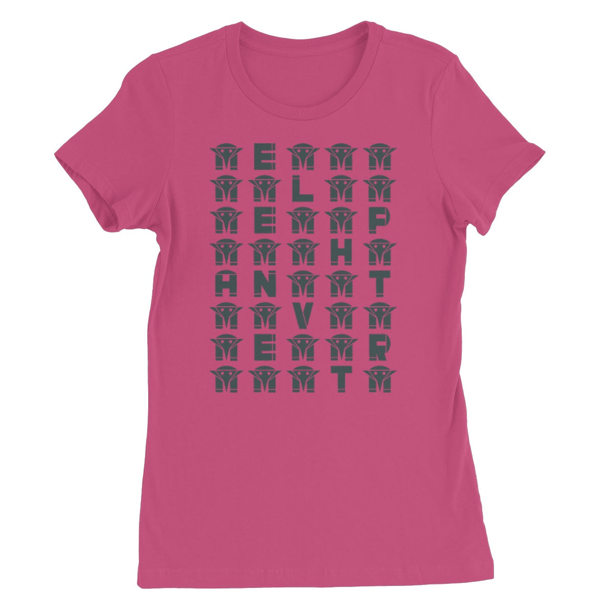 AQUA HMP2 - 04 - Elephant Vert - Women's Fine Jersey T-Shirt