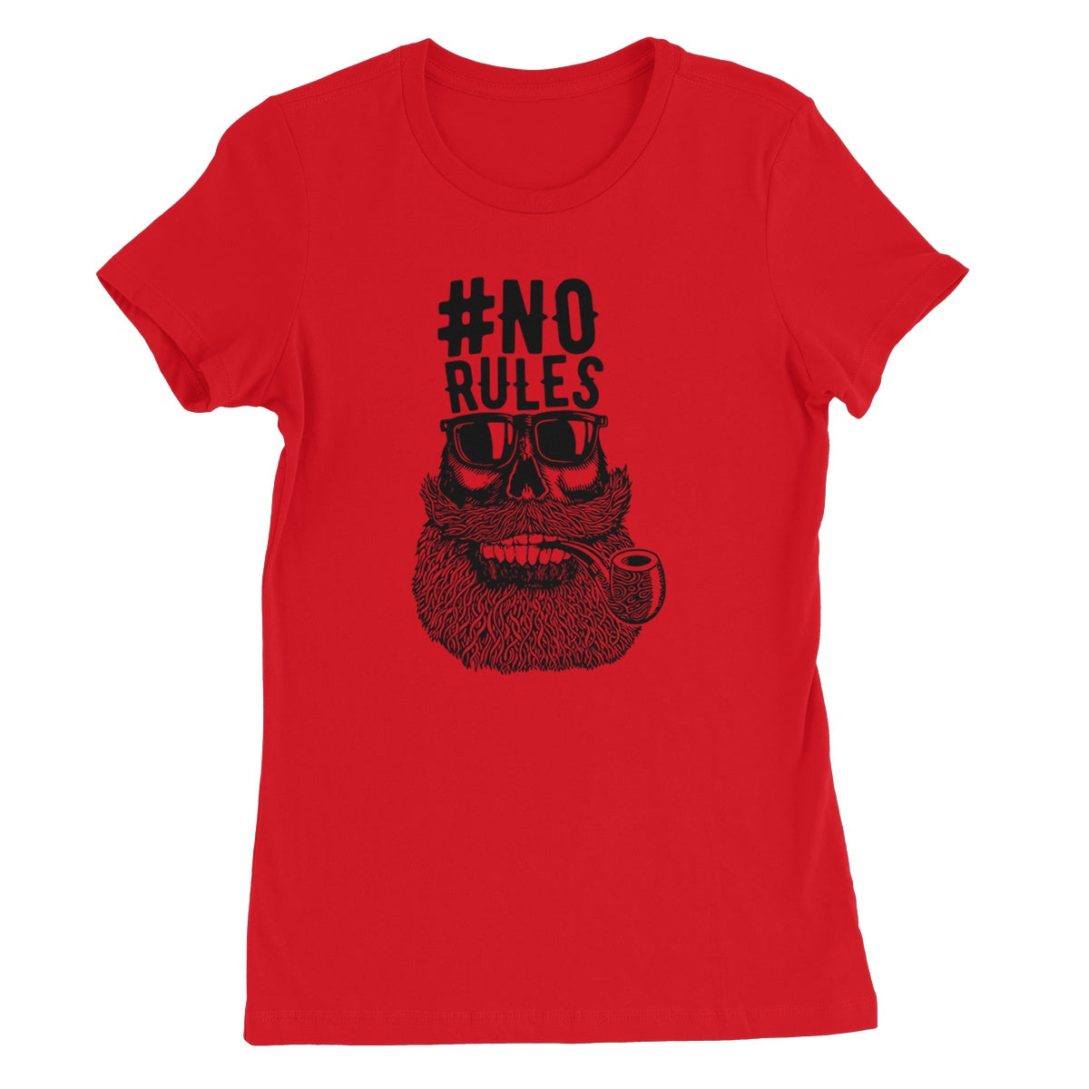 AQUA B&W - 04 - No Rules - Women's Fine Jersey T-Shirt