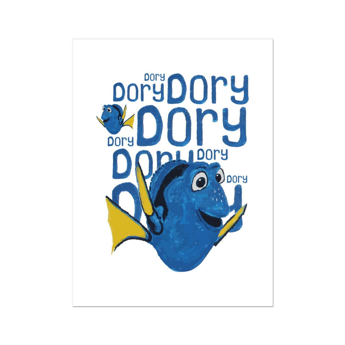 AQUA HMP2 - 03 -Dory - Wall Art Poster