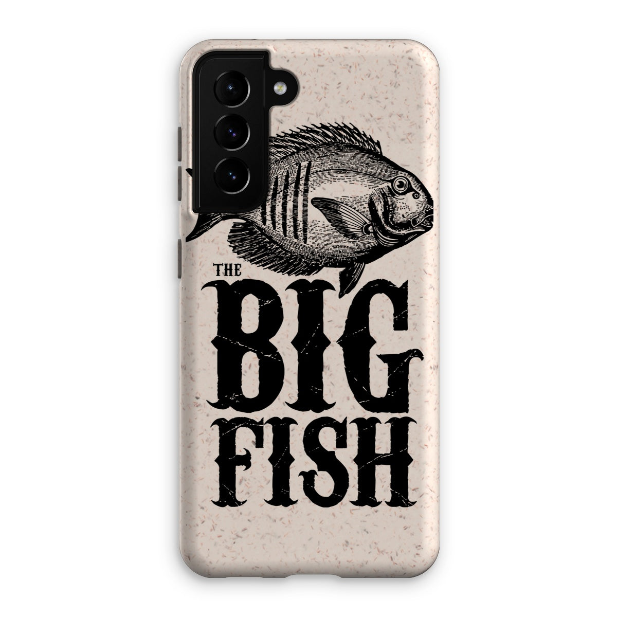 AQUA B&W - 01 -Peixe Grande - Capa Eco para Telefone