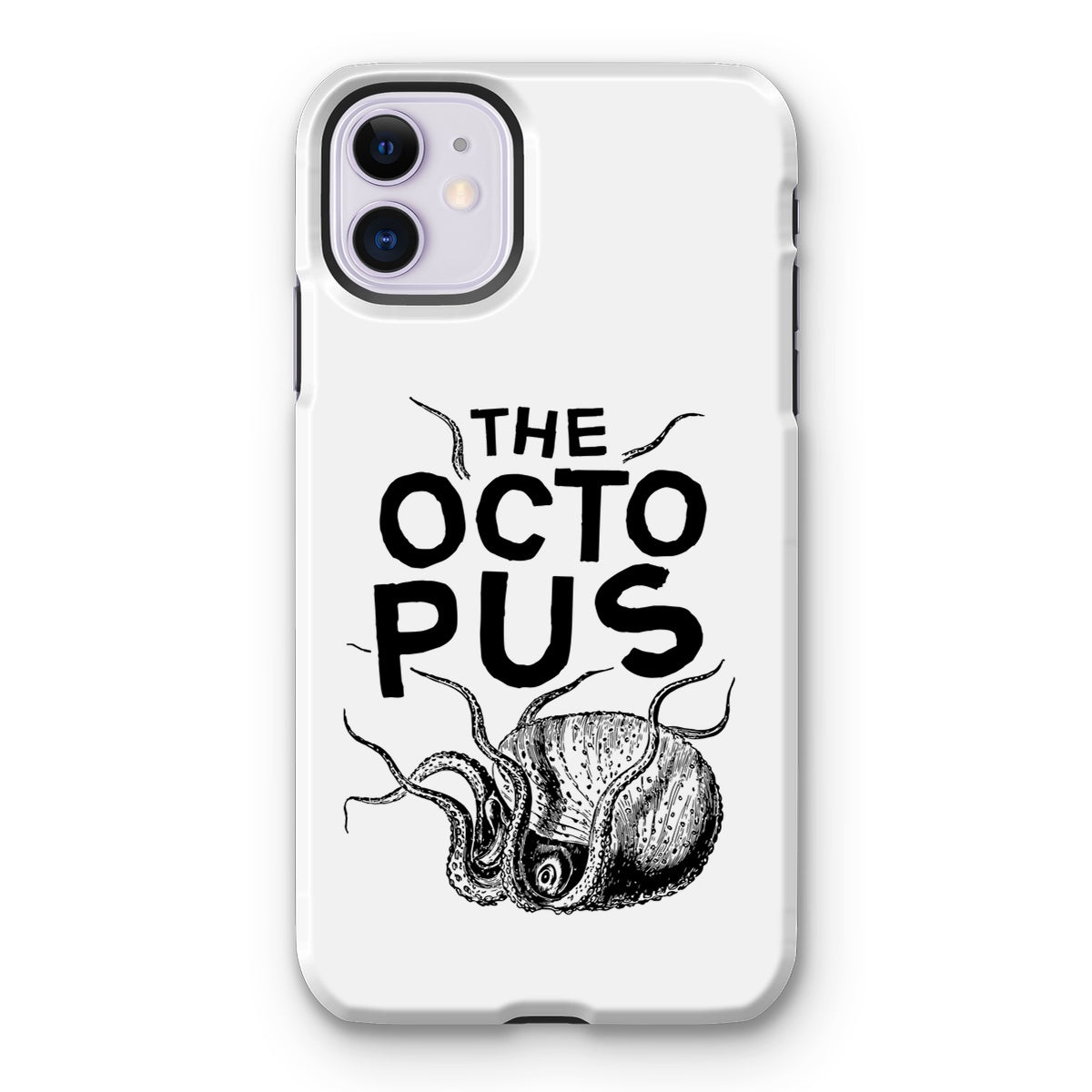 AQUA B&W - 03 - Octopus - Tough Phone Case