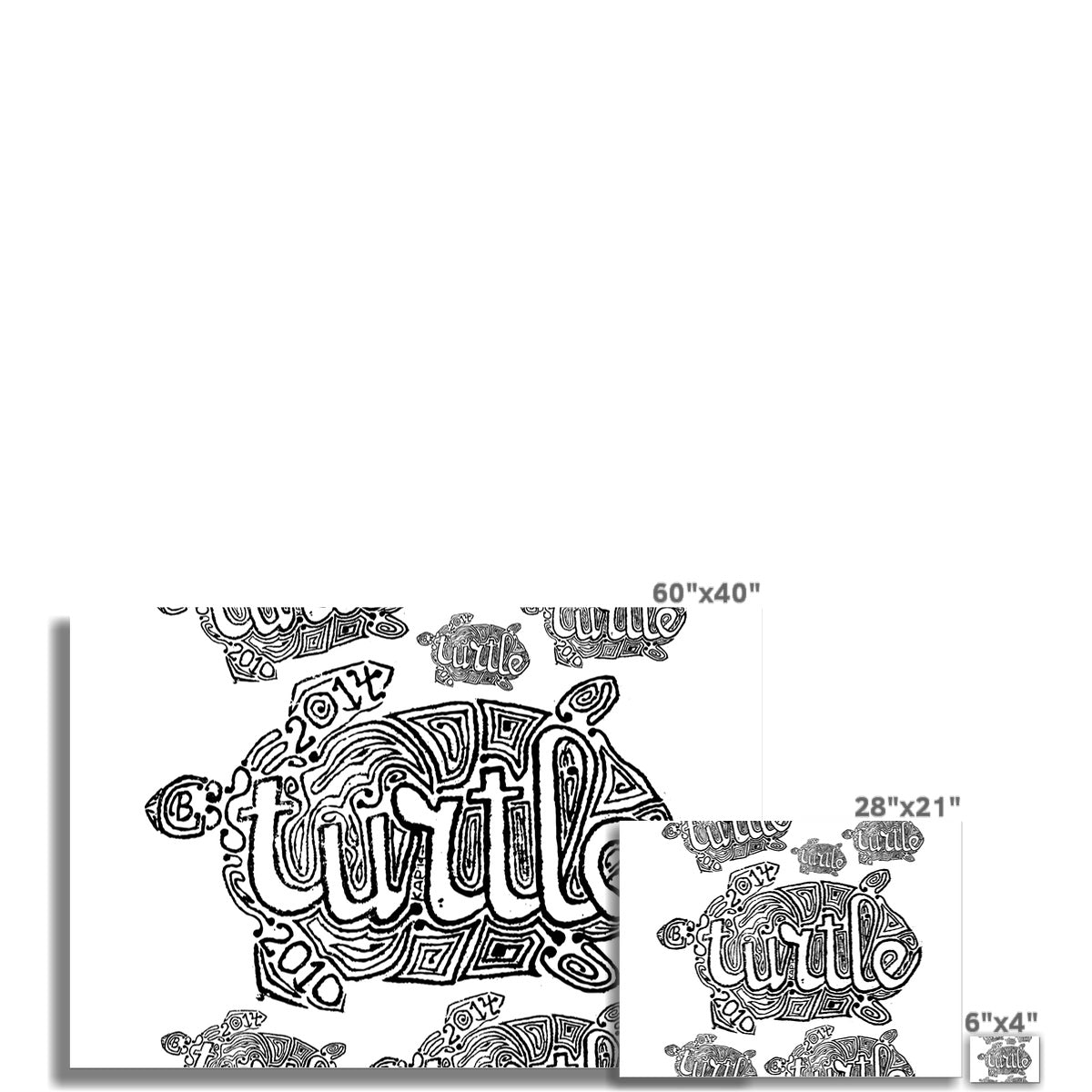AQUA HMP2 - 12 - Schildkröte - Wandkunstposter