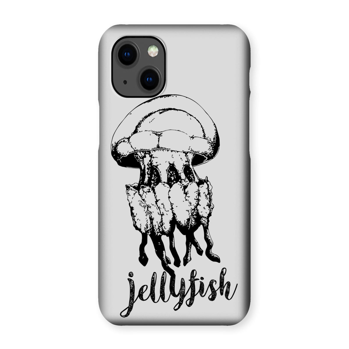 AQUA B&W – 02 – Qualle – Snap Phone Case