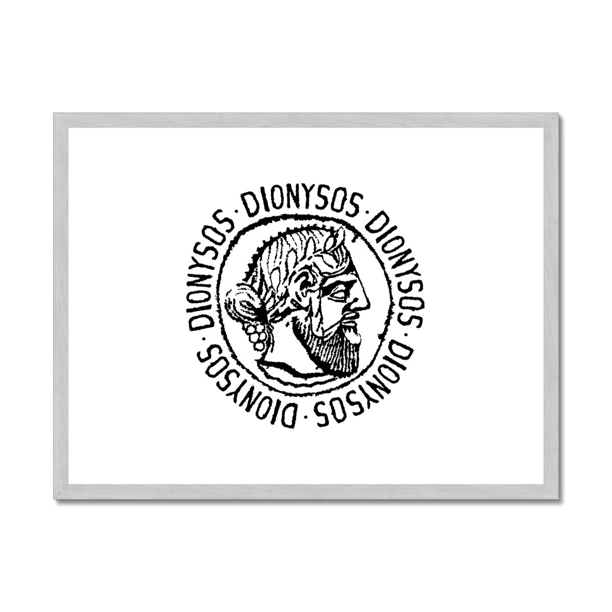 AQUA HMP2 - 02 - Dionysos - Antique Framed & Mounted Print
