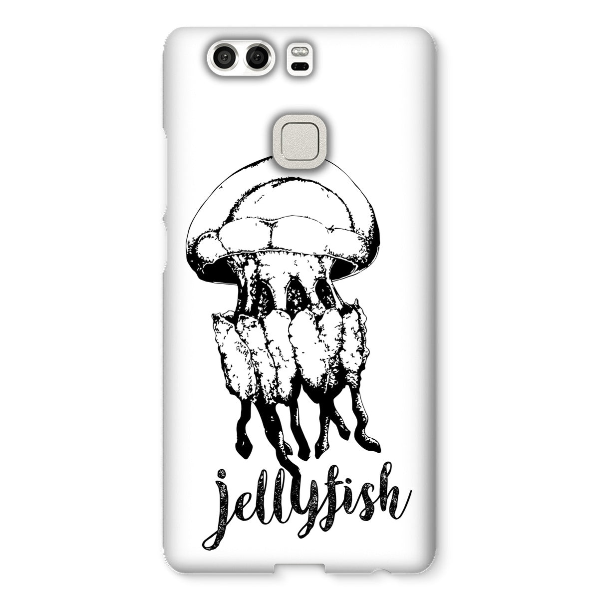 AQUA B&W – 02 – Qualle – Snap Phone Case
