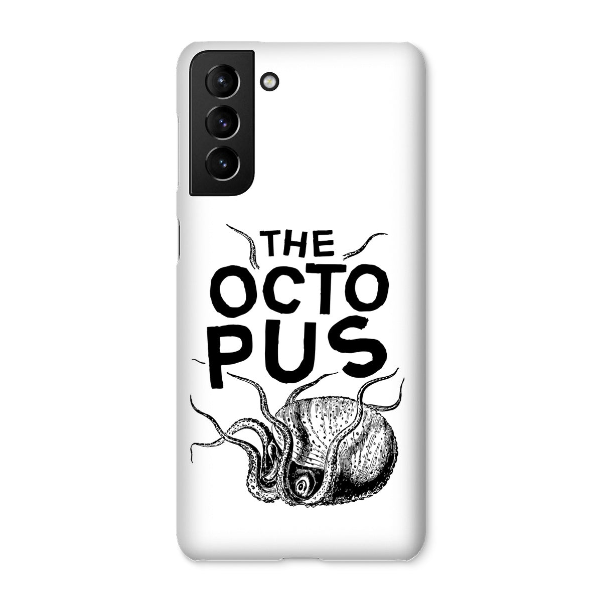 AQUA B&W - 03 - Octopus - Snap Phone Case