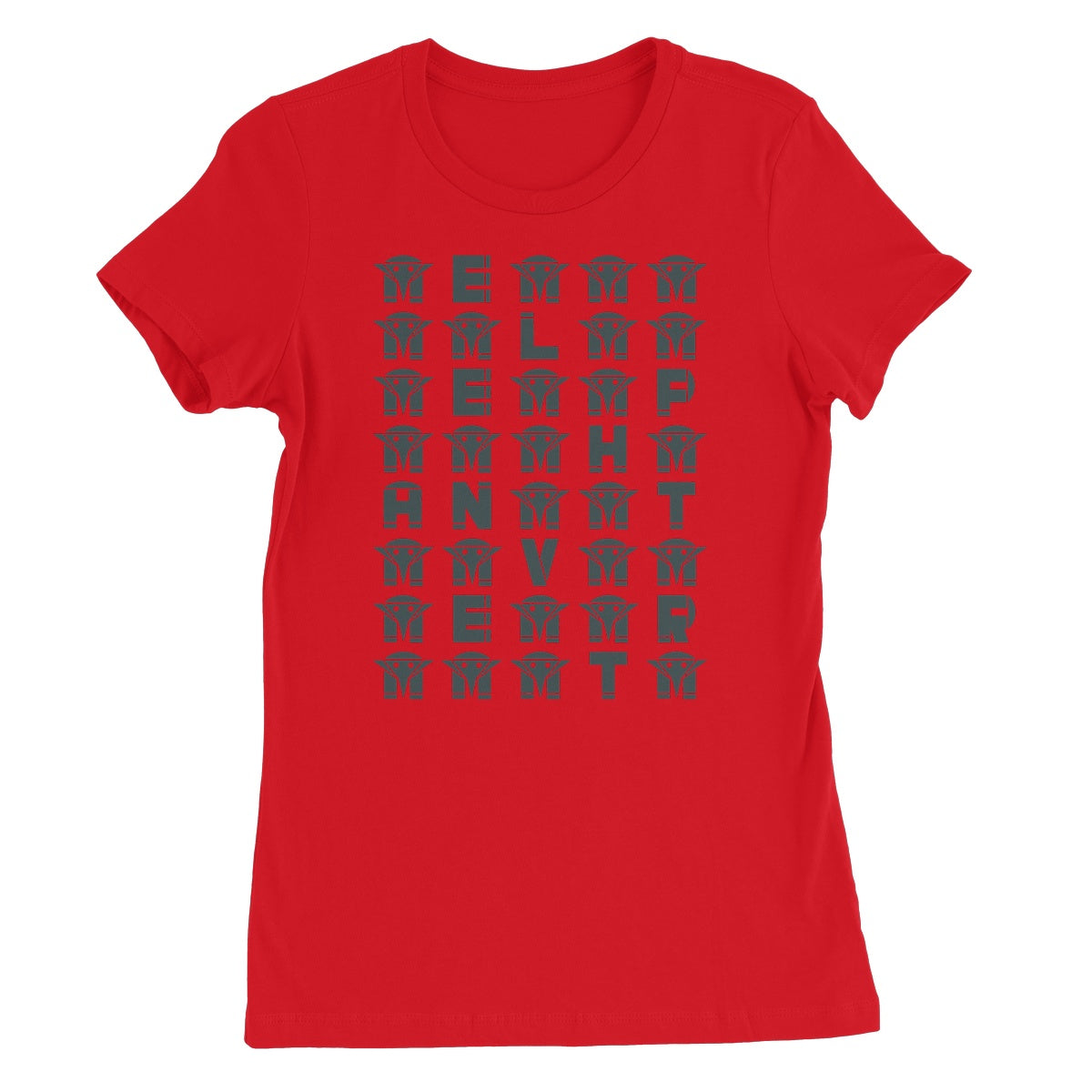 AQUA HMP2 - 04 - Elephant Vert - Women's Fine Jersey T-Shirt