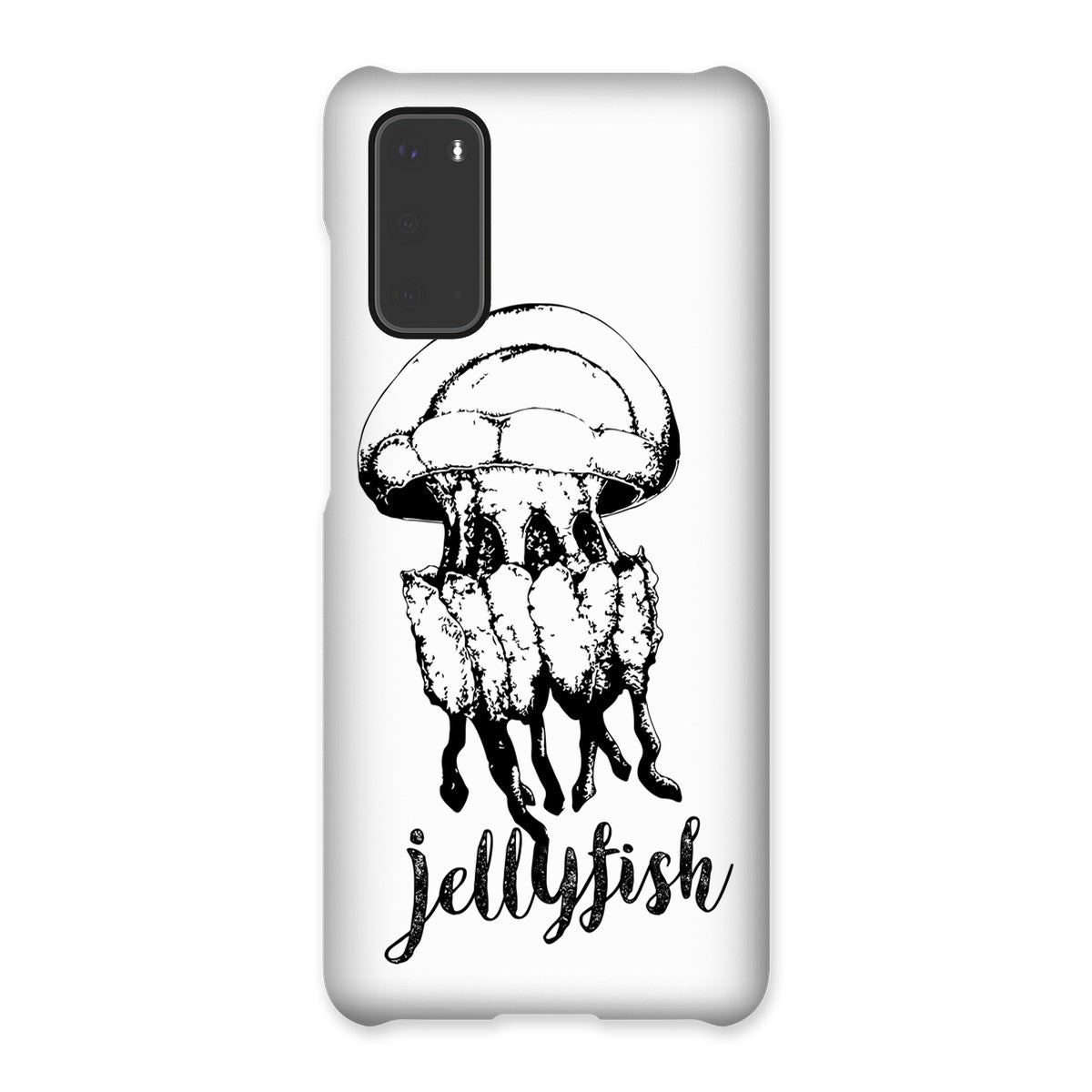 AQUA B&W – 02 – Qualle – Snap Phone Case