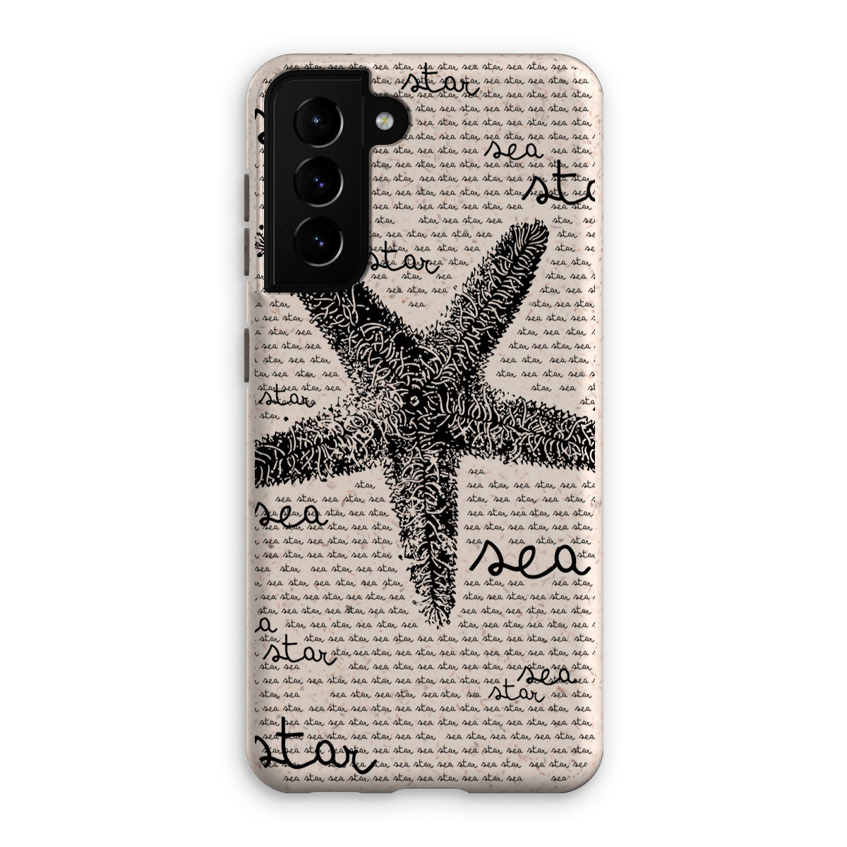 AQUA B&W - 08 - Sea Star - Capa Eco para Telefone