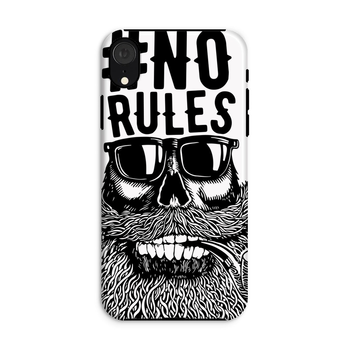 AQUA B&W - 04 - No Rules - Tough Phone Case