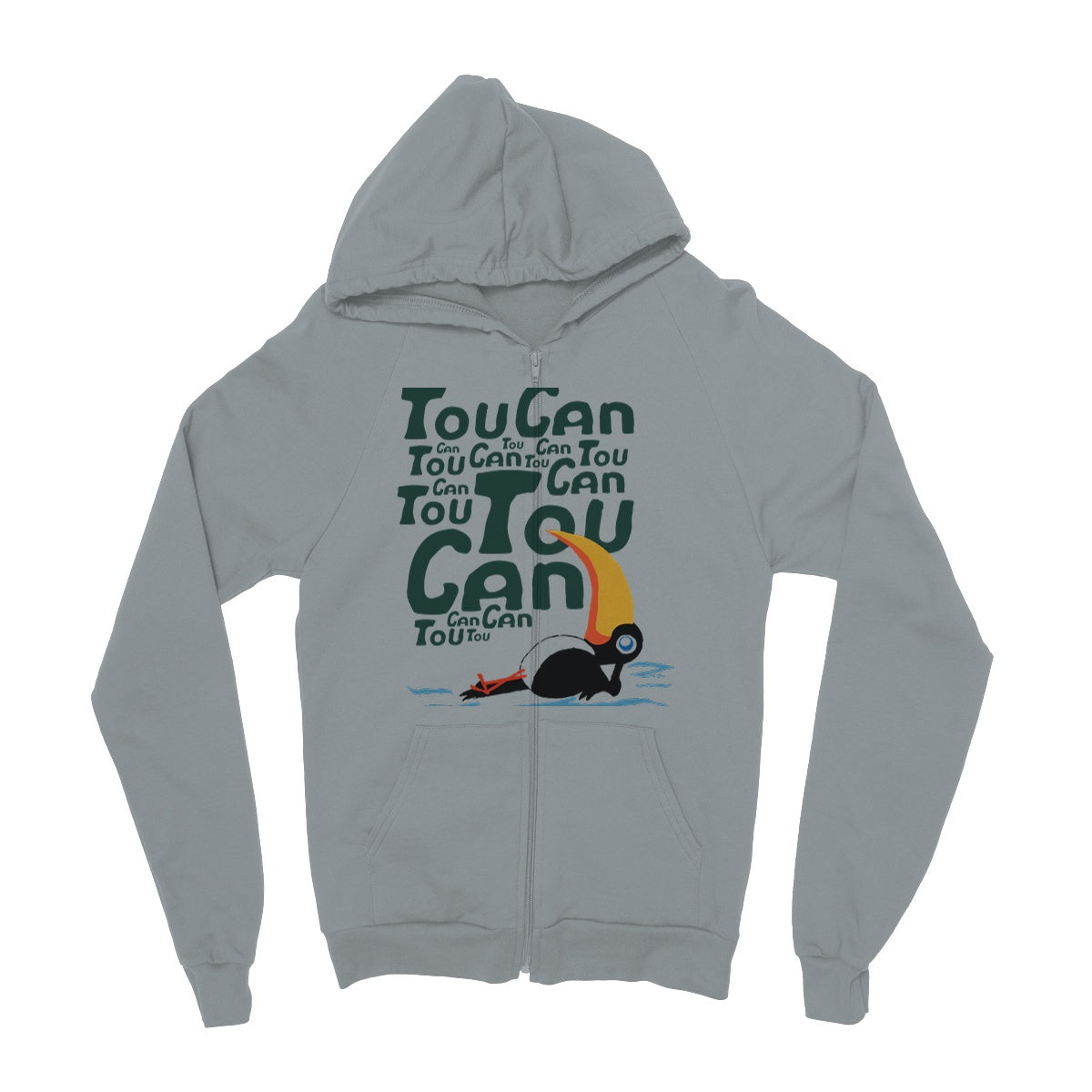 AQUA HMP2 - 09 - Toucan - Kids Zip Hoodie