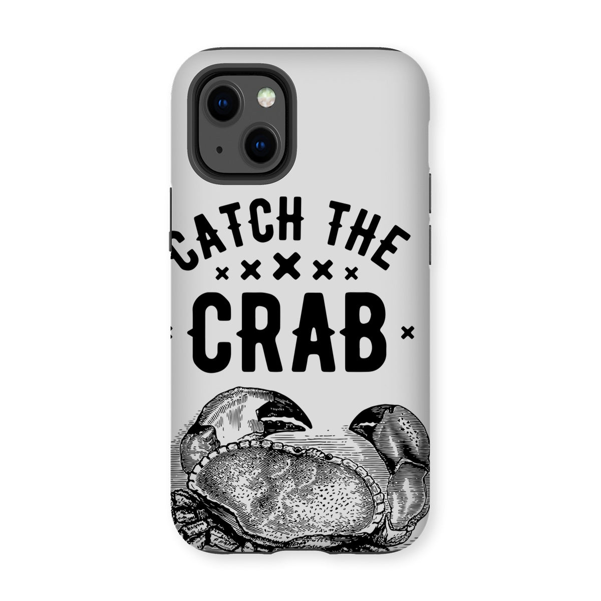 AQUA B&W - 07 - Catch the crab - Tough Phone Case