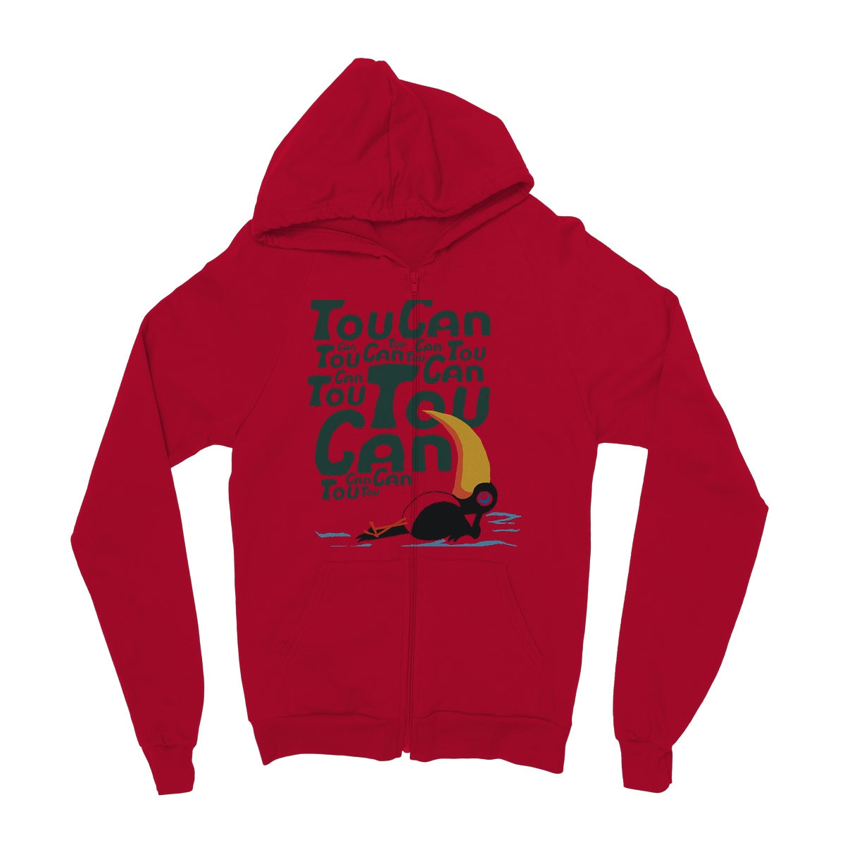 AQUA HMP2 - 09 - Toucan - Kids Zip Hoodie