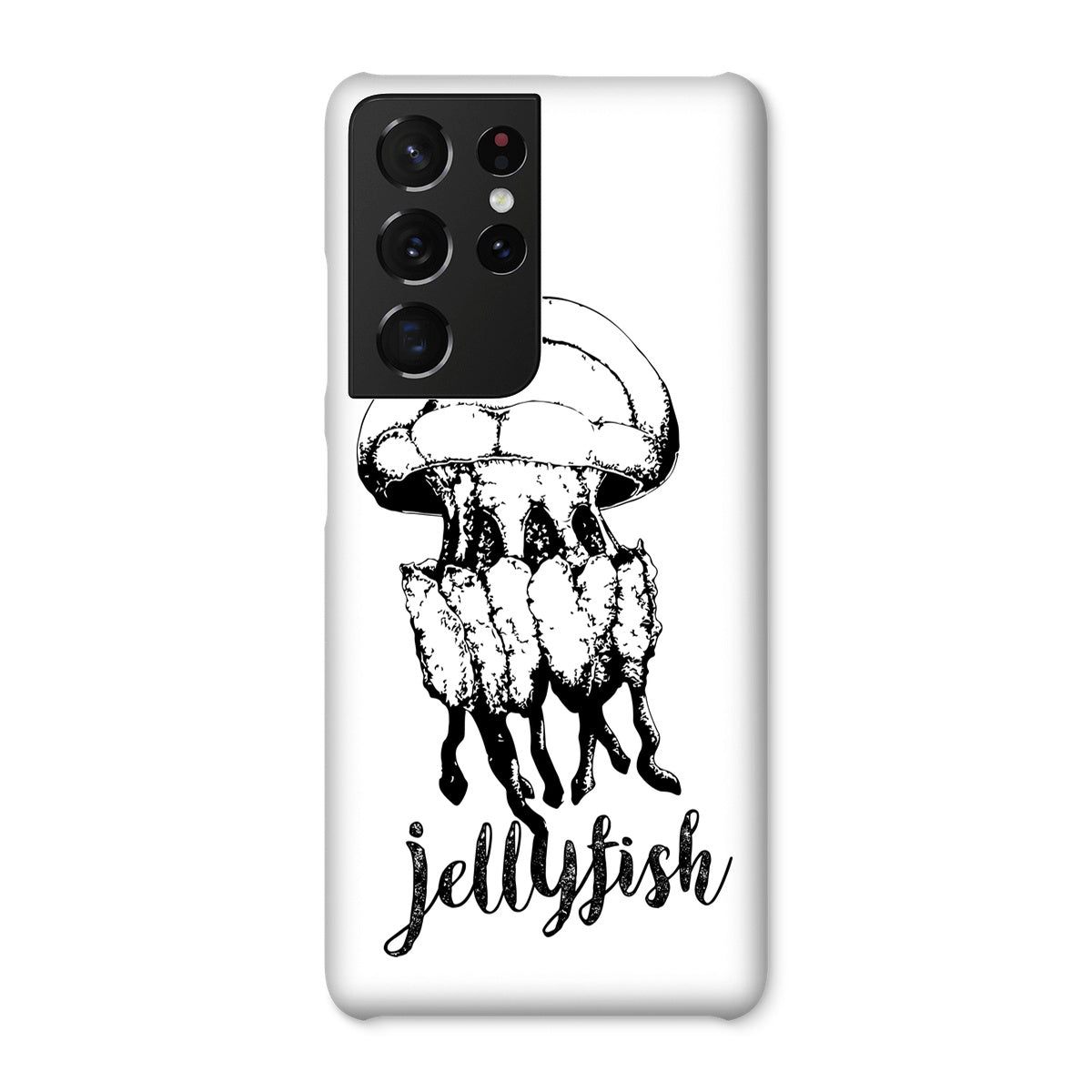 AQUA B&W – 02 – Qualle – Snap Phone Case
