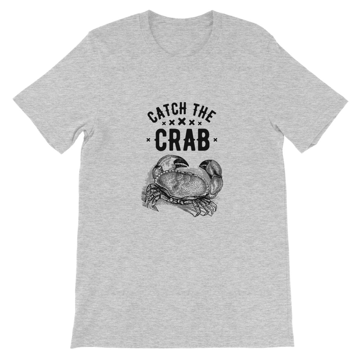 AQUA B&W - 07 - Catch the crab - Unisex Fine Jersey T-Shirt