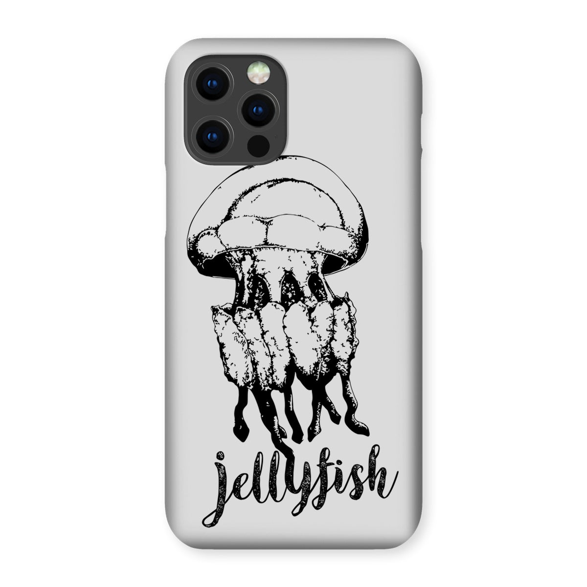 AQUA B&W – 02 – Qualle – Snap Phone Case